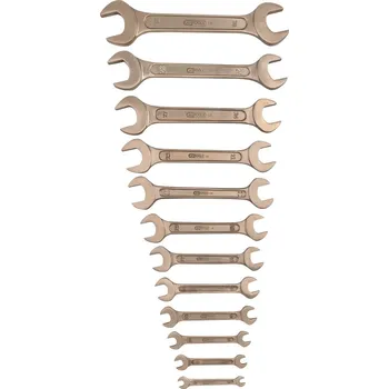 Souprava oboustranných klíčů bronzeplus, 12dílná