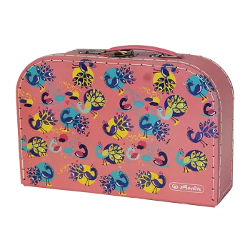 Školní kufřík Herlitz - Kufřík 35 cm páv