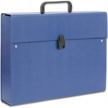 DESKY S UCHEM A4 6,5 CM MAXI PLUS LUX PVC PENMATE TMAVĚ MODRÁ