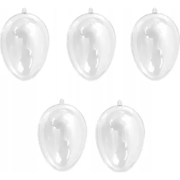 Velikonoční dekorace Akrylová velikonoční vajíčka AJ-06 6 cm, 5 ks