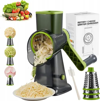 Struhadlo KRÁJEČ VLOŽKAMI PRO KRÁJENÍ ZELENINY A STROUHÁNÍ SÝRA BEZ UŠPINĚNÍ RUKOU