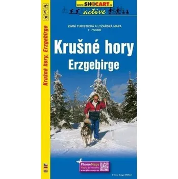 Krušné hory lyžařská mapa 1:75 000