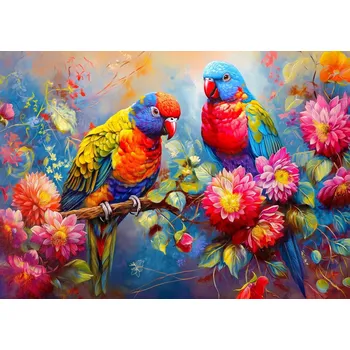 Puzzle Tropičtí Společníci 1000 Dílů