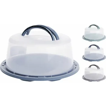 Dóza na potraviny Přepravní dóza na moučník 35 cm modrá KO-Y54231010modr