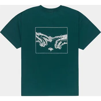 Pánské tričko Quiksilver Electric Connection (botanical garden) L, zelená