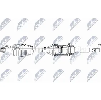 Hnací hřídel - poloosa NTY NPW-FT-110