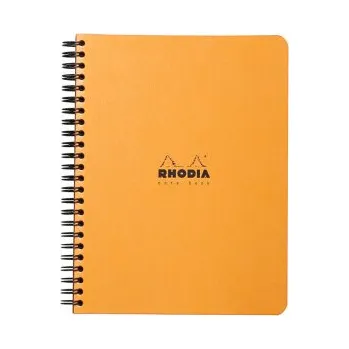 Kroužkový zápisník Rhodia 16x21cm linkovaný – Orange