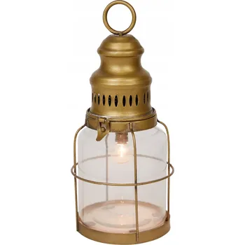 Lampička Stolní lampa Industriální Maják LED Zlatá