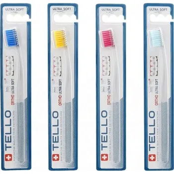 Zubní kartáček Tello Ortho Ultra Soft mix barev 1 ks 