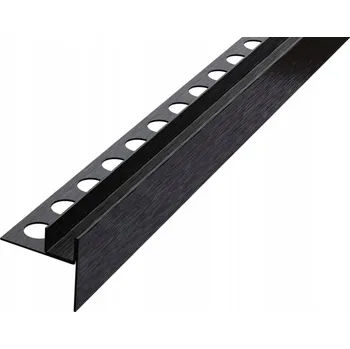 Sprchová vanička Sprchová vanička Szklane Mozaiki Spádová lišta pro sklo, černá matná, čtvercová 120 x 120 cm