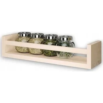 police Nástěnná POLICE REGÁL ORGANIZÉR do KUCHYNĚ DRŽÁK na KOŘENÍ SKLENICE KNIHY