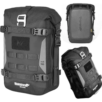 Zavazadlo na motocykl RHINOWALK MOTOCYKLOVÁ BOČNÍ TAŠKA Na Padací Rám 6L Silná Voděodolná Univerzální