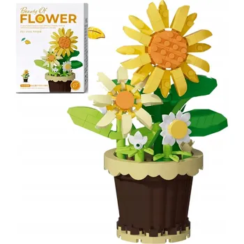 ostatní stavebnice Stavebnice Krása květin 7222 Slunečnice, 214 dílů