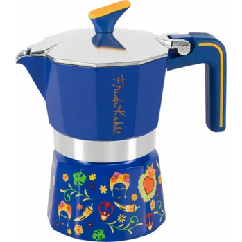 Moka konvice Pedrini 3TZ FRIDA KAHLO, blau