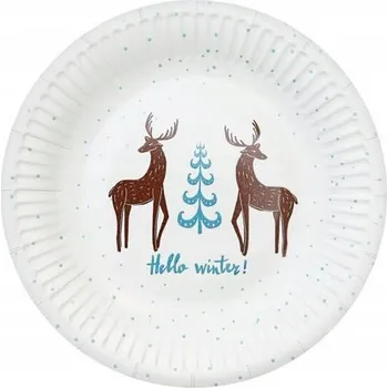 Talíř Talířky GoDan Vánoce 18 cm 6 ks
