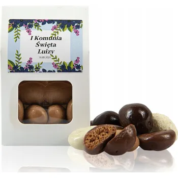 Čokoláda Poděkování pro hosty Green Touch oříšky a sušené ovoce v čokoládě