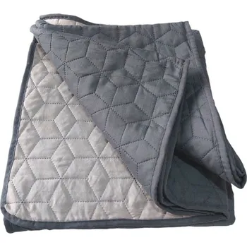 Přehoz na lůžko Přehoz na postel art4home polyester 160 cm x 220 cm šedý