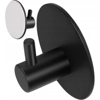 Držák na ručník Háček bez vrtání Verk Group černý