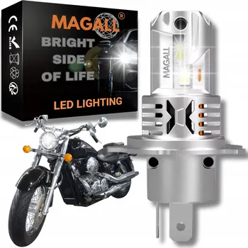 Autožárovka LED ŽÁROVKA H4 MAGALL X-PRO MOTOCYKL SKÚTR 12V 70W 5500K 8000LM CANBUS 1KS