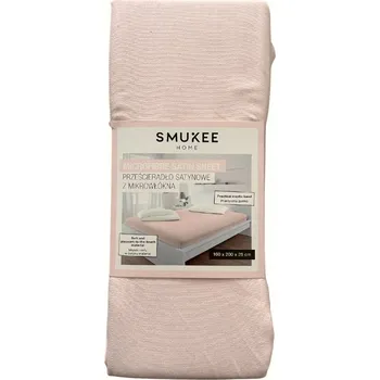 Prostěradlo Prostěradlo s gumou Smukee polyester 160 x 200 cm