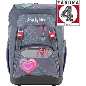 Školní batoh GRADE Glitter Heart Hazle, AGR certifikát