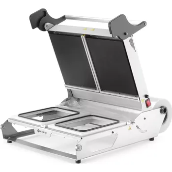 Vakuovačka Stroj na zataveni potravin DUÁLNÍ, HENDI, 230V/1400W, 653x487x(H)190mm | 297315