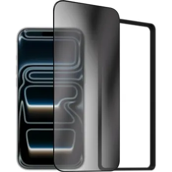 Telefonní příslušenství AlzaGuard 2.5D FullCover Privacy Glass Protector pro iPhone 17 Pro Max s aplikátorem