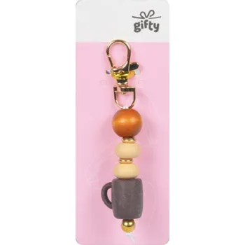 Gifty - silikonový přívesek KÁVA