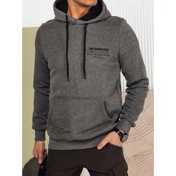 Pánská mikina Pánská mikina s kapucí BX5682 Barva: Tmavě Šedá, Velikost: S