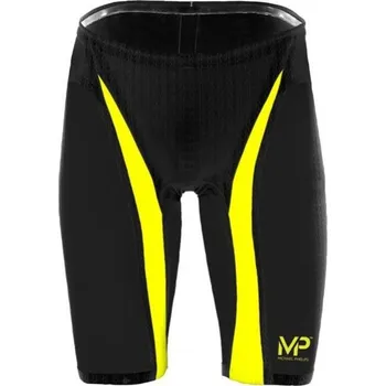 Pánské plavky Pánské závodní plavky Michael Phelps XPRESSO Jammer Black/Yellow 50