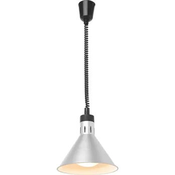 Tepelná izolace Kuželová tepelná lampa Rise and Fall, HENDI, Stříbrná, 230V/250W, 275x(H)250mm | 273869