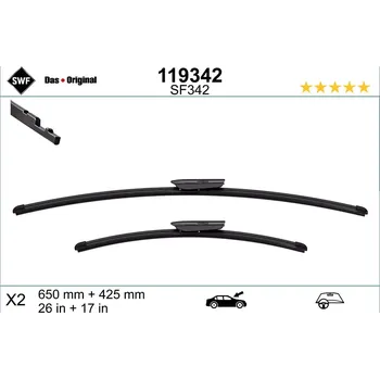 Auto-moto SWF Stěrač DAS ORIGINAL SET SWF 119342