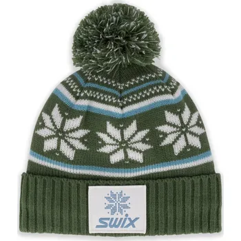 Oblečení a móda Čepice SWIX Trysil beanie pletená zelená čepice ve. 58 cm