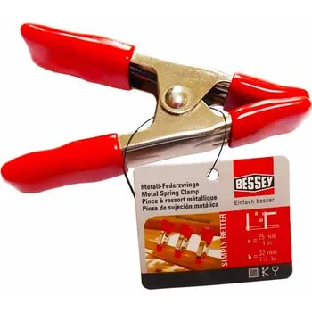 Truhlářská svěrka Pružinová svěrka 32 mm, kovová - BESSEY
