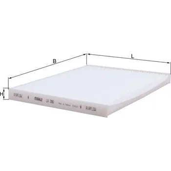 Ventilátor topení a klimatizace Filtr, vzduch v interiéru MAHLE LA 396