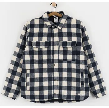Element Lodge Check (eclipse navy buffalo check) XL, bílá