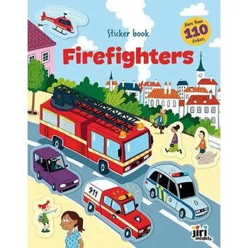 Cizojazyčná kniha Sticker book Firefighters - Miguel Sr. Sánchez
