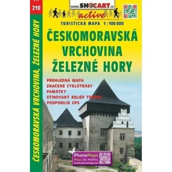 SC 210 Českomoravská vrchovina, Železné hory 1:100 000