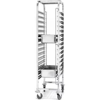 Pojízdný vozík na tácy - 15 x GN 1/1, HENDI, 440x610x(H)1710mm | 810613