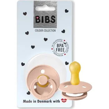 dudlíky Kulatý gumový Dudlík Bibs 6 měsíců +