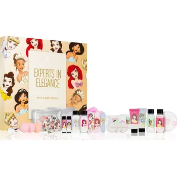 Nestandardní parfém Mad Beauty Disney Princess odličovací tampony 1 ks + gumička do vlasů 1 ks + maska na oční okolí 2 ks + hydratační maska na rty 1 ks + jemná mycí houbička 1 ks + pilník na nehty 3 ks + krém na nohy 25 ml + mléko do koupele 30 ml + pěna do koupele 30 ml +