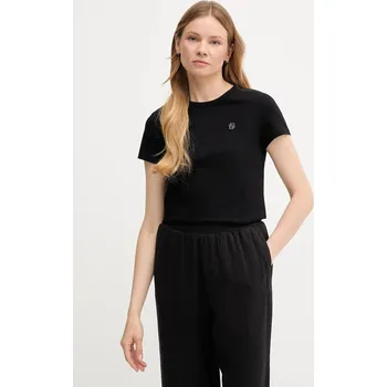 Bavlněné tričko BOSS Eventsa8 50545671 černá 99X, vel. XS