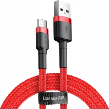 Datový kabel Kabel Baseus USB - USB-C 3 m červený
