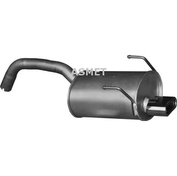 Tlumič výfuku Zadní tlumič výfuku ASMET 16.088