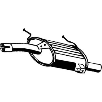 Tlumič výfuku Zadní tlumič výfuku ASMET 25.012