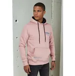 Pánská mikina s kapucí BX5682 Barva: Růžová, Velikost: XL