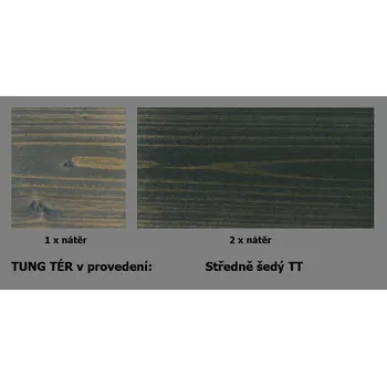 Olej na dřevo TUNG tér - středně šedý TT 4,5lt