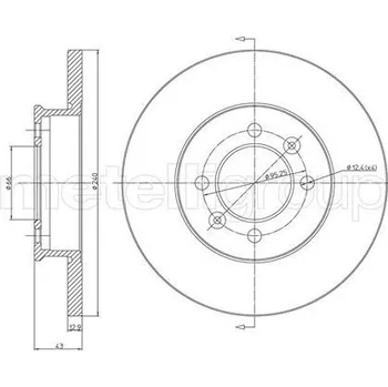 Brzdový kotouč Brzdový kotouč METELLI 23-0136