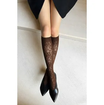 Dámské punčochy Podkolenky Veneziana Bellarosa visone univerzální