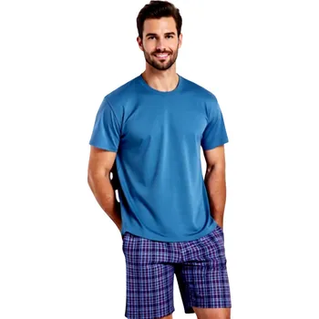Pánské pyžamo Pánské Pyžamo Krátké FOLTÝN PK 328 Velikost: 5XL